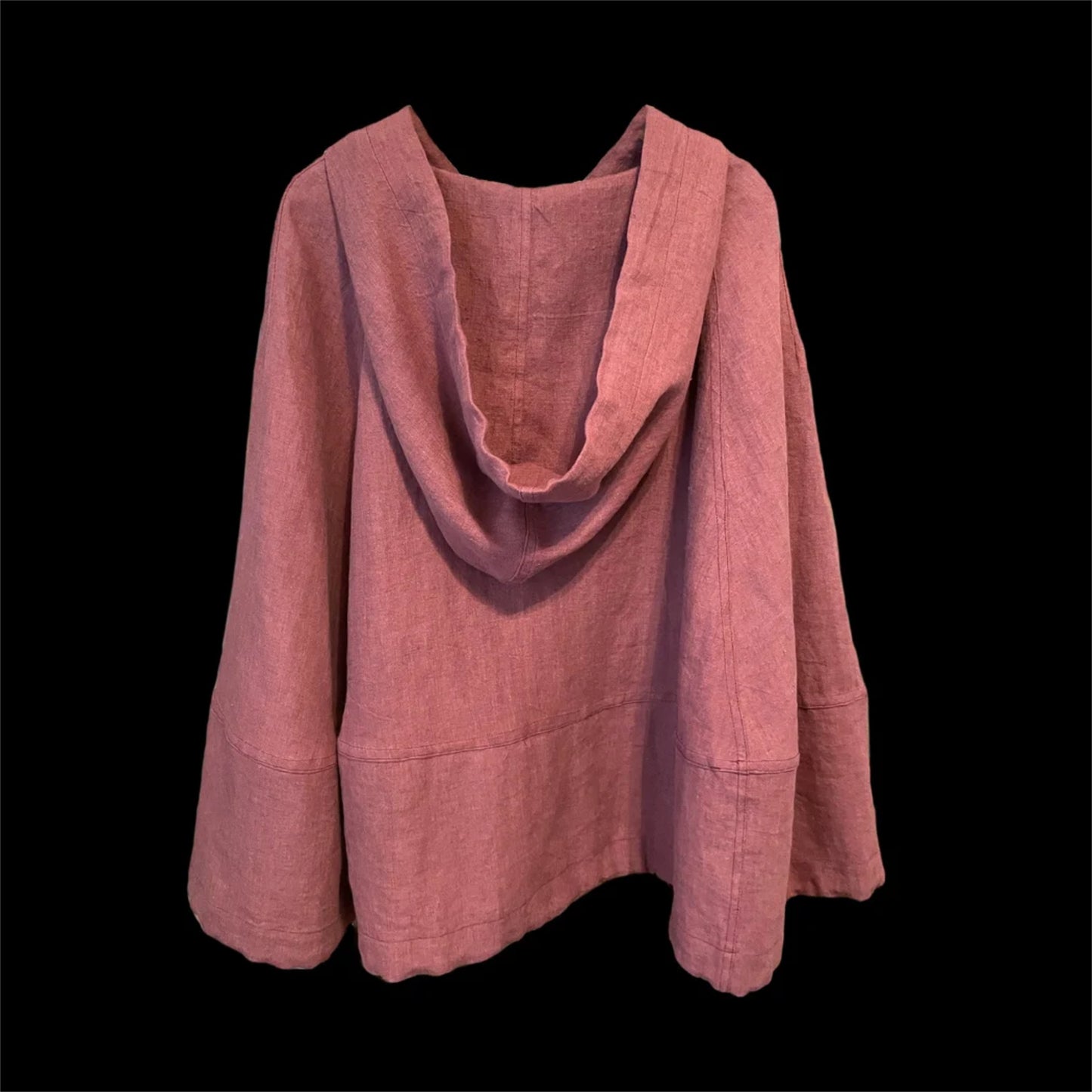 Deep Rose Meditation Poncho