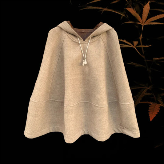 Royal Dunes Reversible Alpaca Meditation Poncho